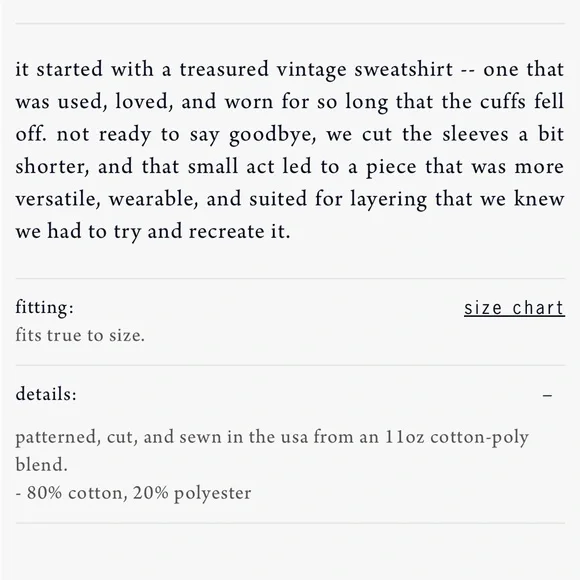 imogene + willie cut sleeve sweatshirt - Picture 4 of 9